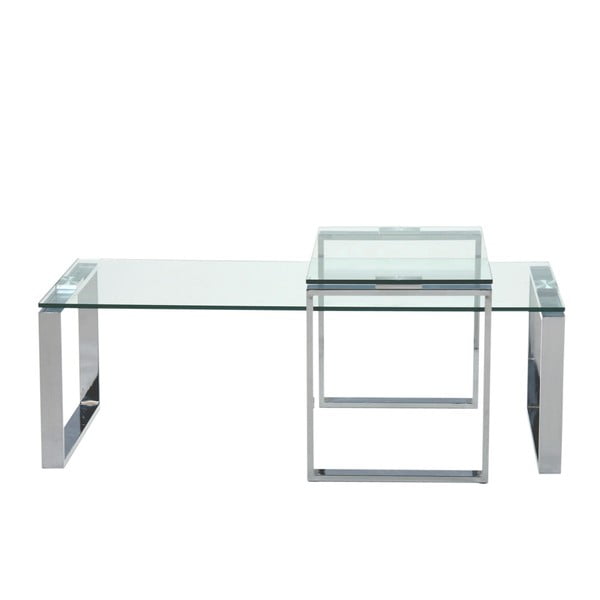 Tavolini in argento in set di 2 Katrine - Actona-image-3