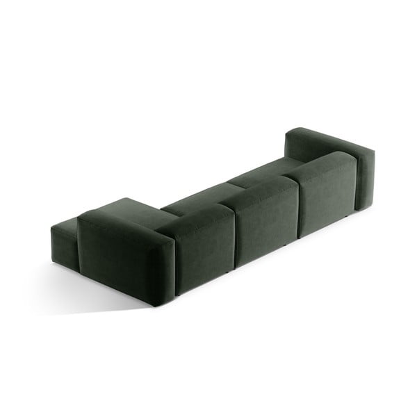 Divano angolare verde (con penisola a destra/con chaise lounge) Bergamo – Cosmopolitan Design-image-4