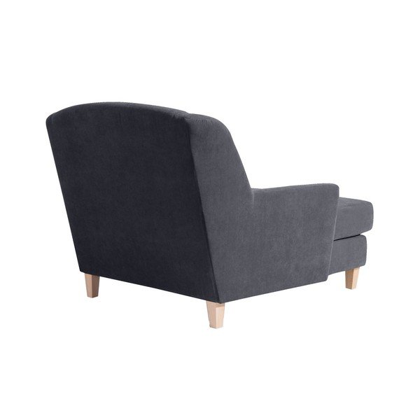 Poltrona Judith Velor grigio antracite - Max Winzer-image-2