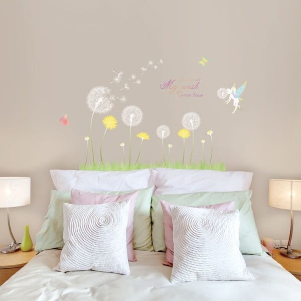 Set di adesivi murali Dandelion e Little Fairy - Ambiance