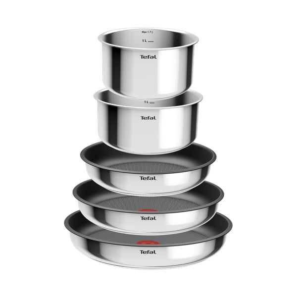 Set di pentole in alluminio 6 pezzi INGENIO Cook Eat L881S604 - Tefal-image-2