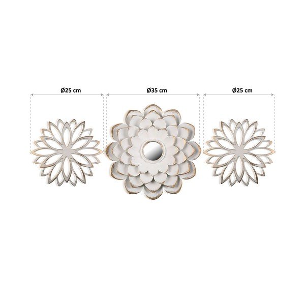 Set di 3 decorazioni da parete con specchio Jimmy - Versa-image-4