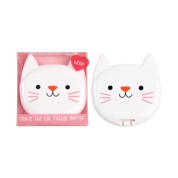Specchio per make-up con ingrandimento 7,5x8 cm Cookie the Cat – Rex London-image-3