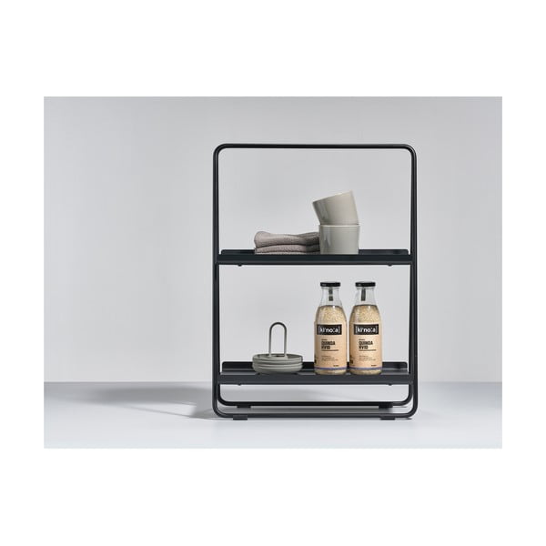 Scaffale in metallo nero 43x58 cm A-Table - Zone-image-1
