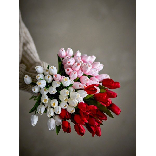 Fiore artificiale (altezza totale 32 cm) Tulip – Bloomingville-image-3