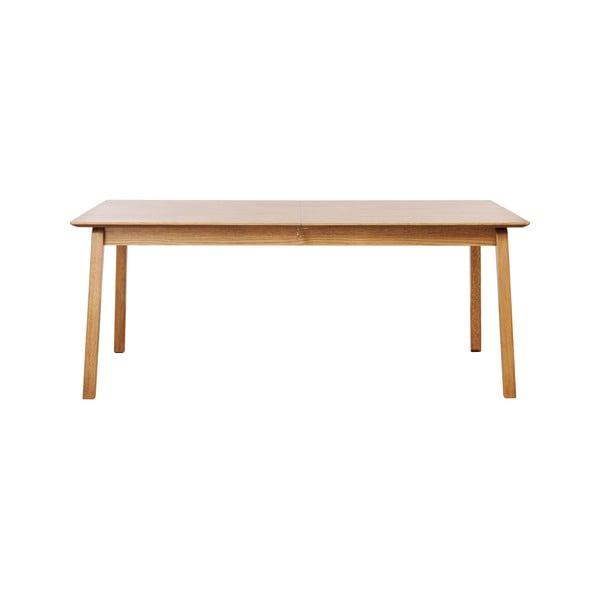 Tavolo da pranzo pieghevole con piano in rovere 95x190 cm Bari - Unique Furniture