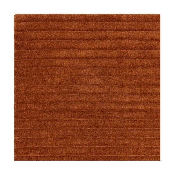 Tappeto color terracotta in lana tessuto a mano 120x170 cm – Asiatic Carpets-image-4