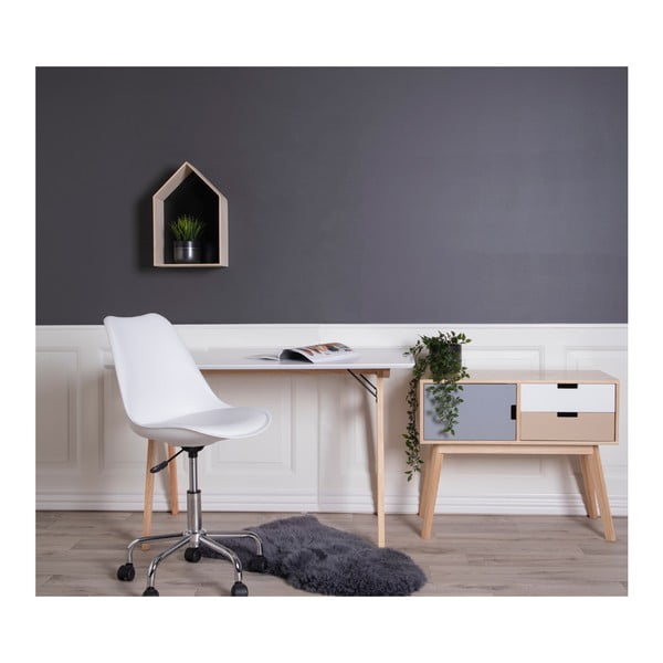Sedia da ufficio bianca Stavanger - House Nordic-image-4