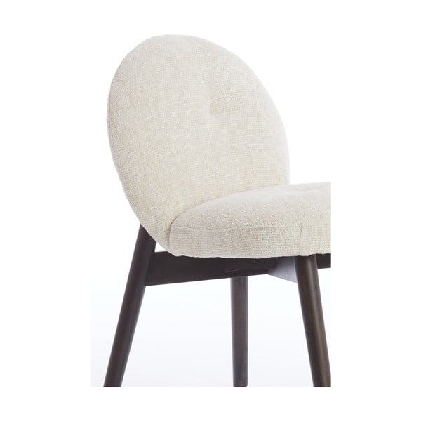 Set di sedie da pranzo color crema in imbottito 2 pz Sinosa – Light & Living-image-2