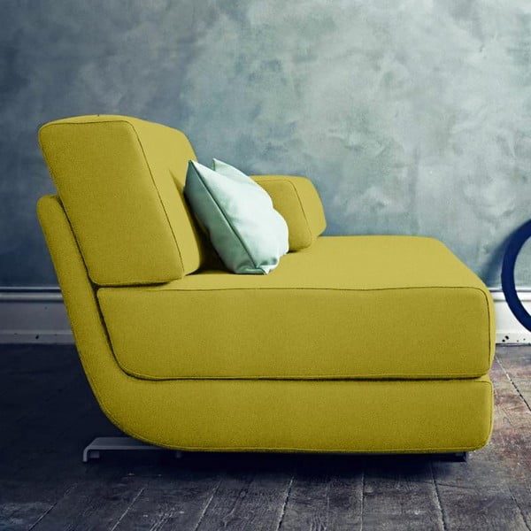 Divano letto giallo Lounge - Softline-image-1