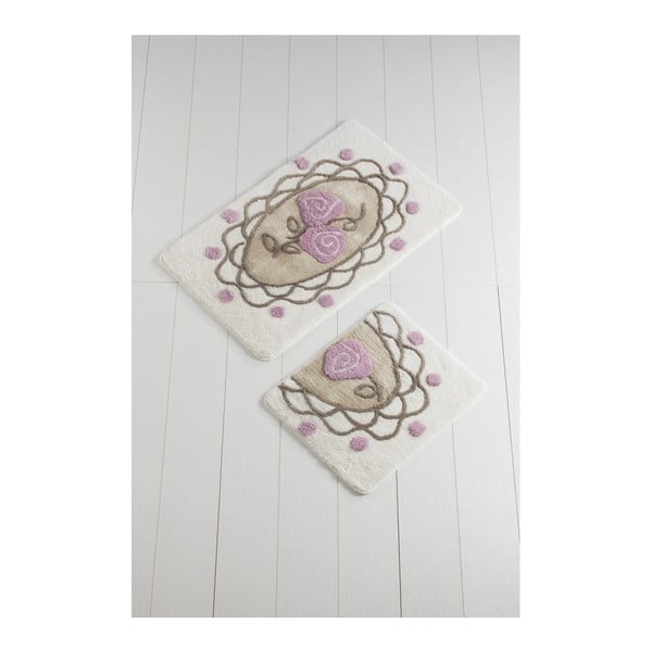 Set di 2 tappeti da bagno Daniel - Foutastic