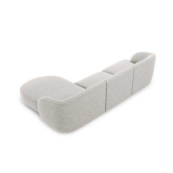 Divano angolare grigio chiaro (angolo destro) Miley - Micadoni Home-image-3