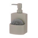 Dispenser per sapone grigio in poliresina 250 ml Essentials – Ladelle