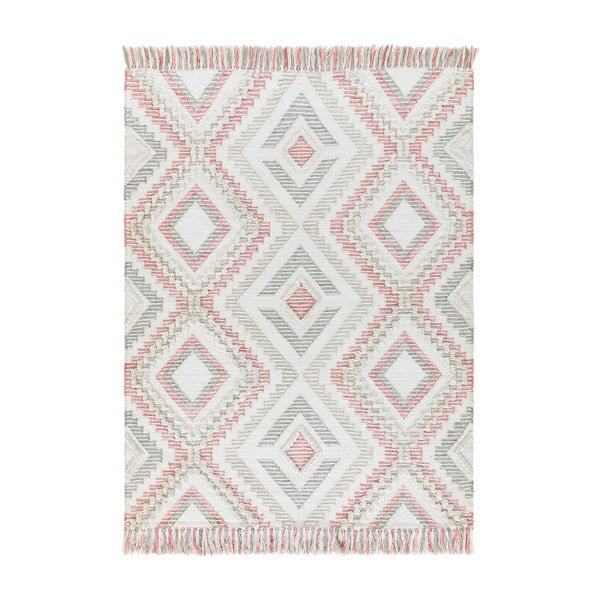 Tappeto rosa , 200 x 290 cm Carlton - Asiatic Carpets