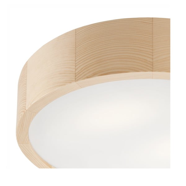 Lampada da soffitto marrone chiaro con paralume in vetro ø 37 cm Eveline - LAMKUR-image-3