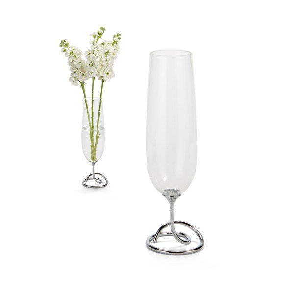 Váza Vase Black + Blum Loop, 30 cm