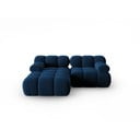 Divano in velluto blu 191 cm Bellis - Micadoni Home