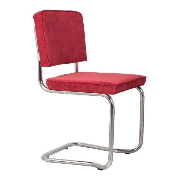 Set di 2 sedie Ridge Kink Rib di colore rosso - Zuiver