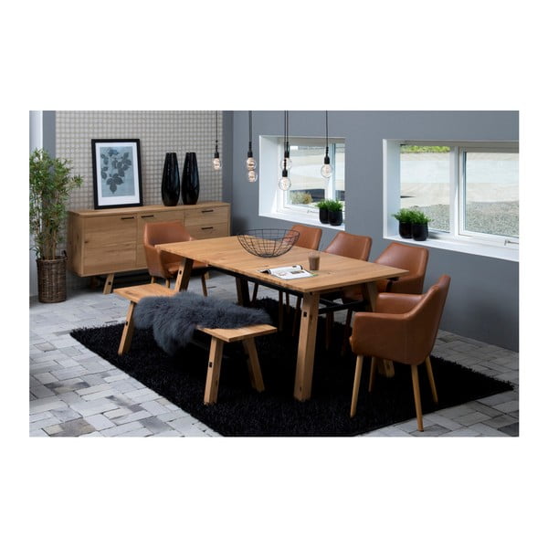 Cassettiera a due ante e 3 cassetti Stoccolma - Actona-image-4