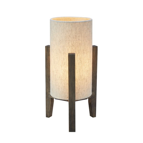 Lampada da tavolo beige con paralume in tessuto (altezza totale 33,5 cm) Eruca – Markslöjd