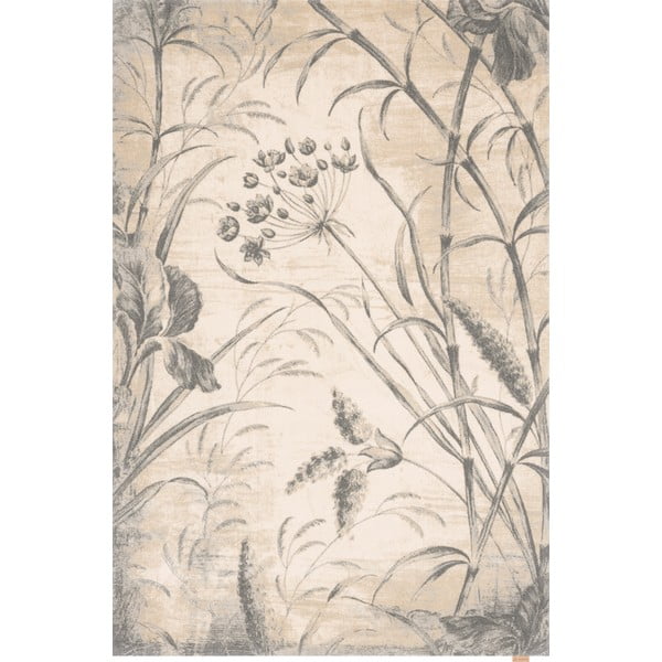 Tappeto in lana crema 160x240 cm Botany - Agnella