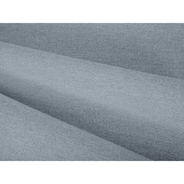 Letto matrimoniale imbottito blu chiaro con contenitore con griglia 160x200 cm Casey - Mazzini Beds-image-1