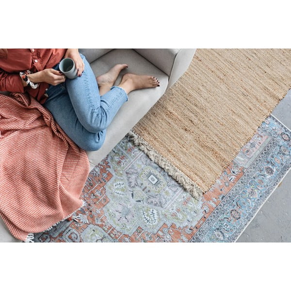 Tappeto marrone in iuta tessuto a mano 110x170 cm Lenny – Nattiot-image-1