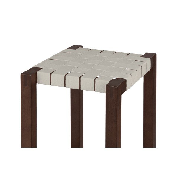 Sedia da bar marrone in rovere massiccio (altezza della seduta 68 cm) Toli – noo.ma-image-3