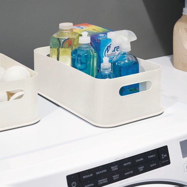 Contenitore bianco con maniglia, 21,3 x 43 cm Eco - iDesign-image-3