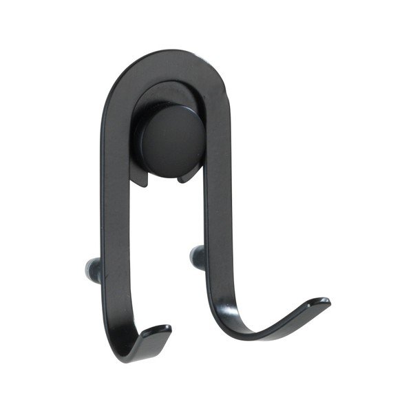 Set di 2 ganci da parete neri Classic Plus - Wenko