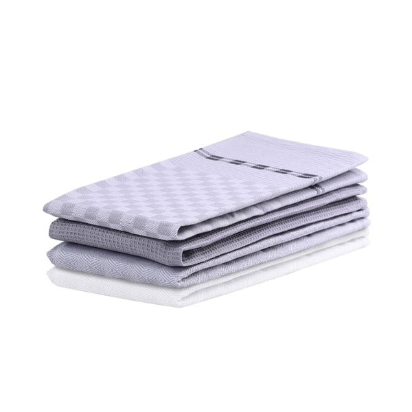 Asciugamani in cotone in set da 3 50x70 cm Louie - DecoKing