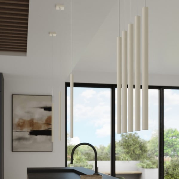 Lampadario color crema Fideus – Sollux-image-1