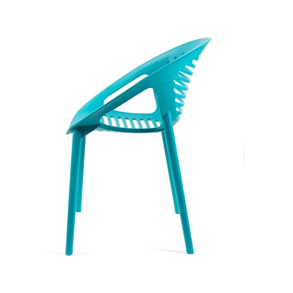 Sedia da giardino in plastica turchese Joanna - Bonami Selection-image-2