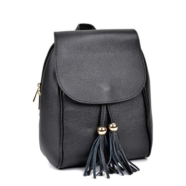 Zaino in pelle nera Tina - Sofia Cardoni-image-2