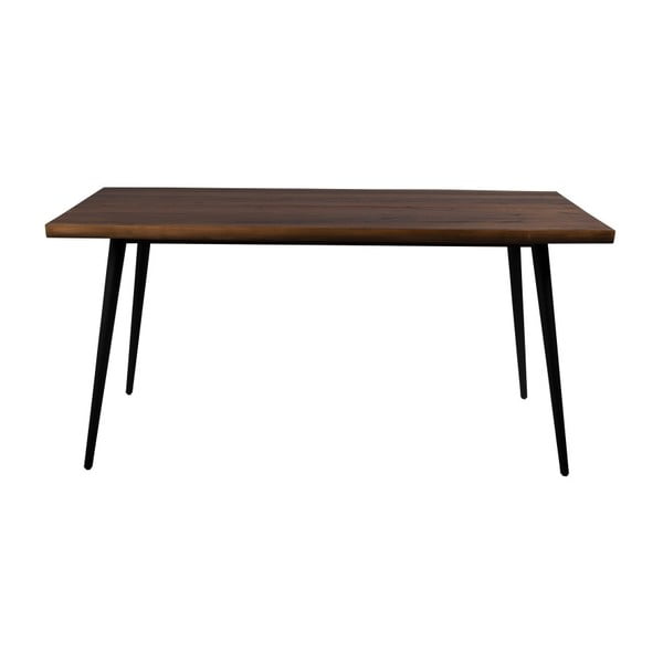 Tavolo da pranzo con gambe in acciaio nero Land, 160 x 90 cm Alagon - Dutchbone