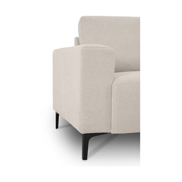 Divano angolare beige (con penisola a destra/a L) con rivestimento in ciniglia Fabian – Scandic-image-4