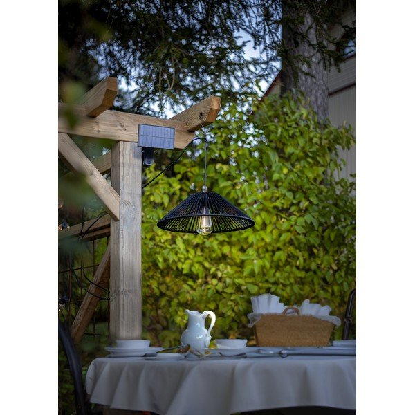 Lampada LED da esterno con alimentazione a pannelli solari (altezza totale 14 cm) Cord Set – Star Trading-image-3