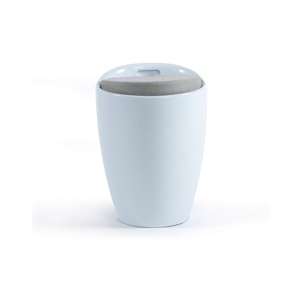 Sgabello bianco con contenitore Ese - Kokoon-image-2