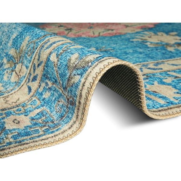 Tappeto blu 150x80 cm - Ragami-image-3