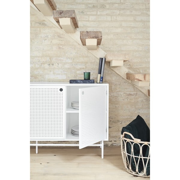 Cassettiera bianca, larghezza 150 cm Punto - Teulat-image-2