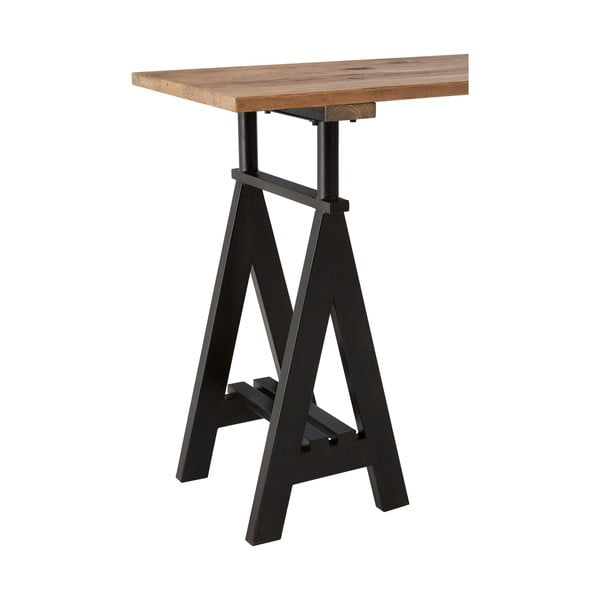 Consolle con piano in legno di pino di colore naturale 45x130 cm Hampstead - Premier Housewares-image-3