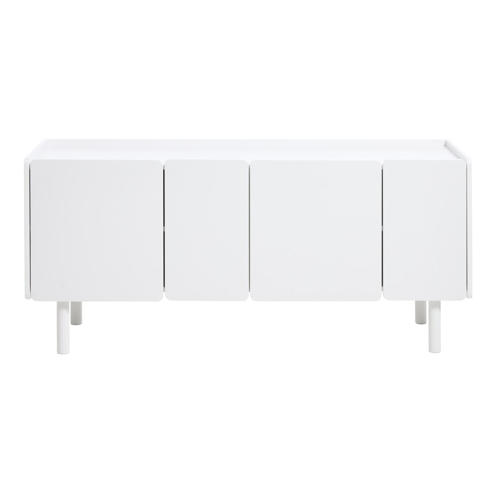 Cassettiera bianca 160x70x45 cm Bera – Unique Furniture | Cassettiere