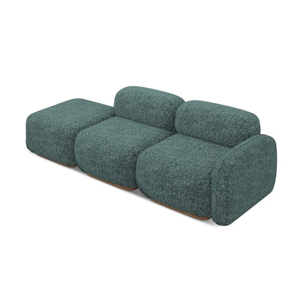 Chaise lounge componibile turchese (con penisola a destra) Ailani – Makamii-image-4