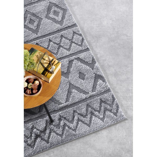 Tappeto grigio 80x120 cm Itinerance Light Grey - Elle Decoration-image-2