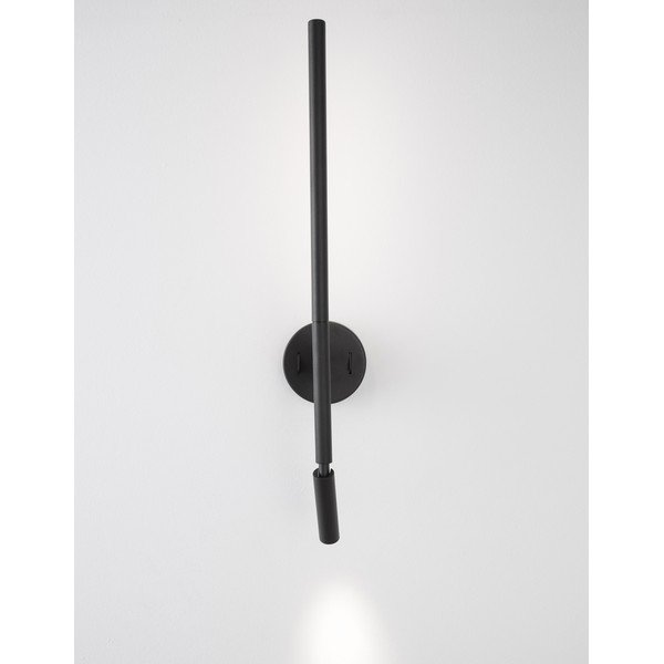 Lampada da parete LED nera opaca in alluminio con struttura flessibile Handy – Nova Luce-image-3