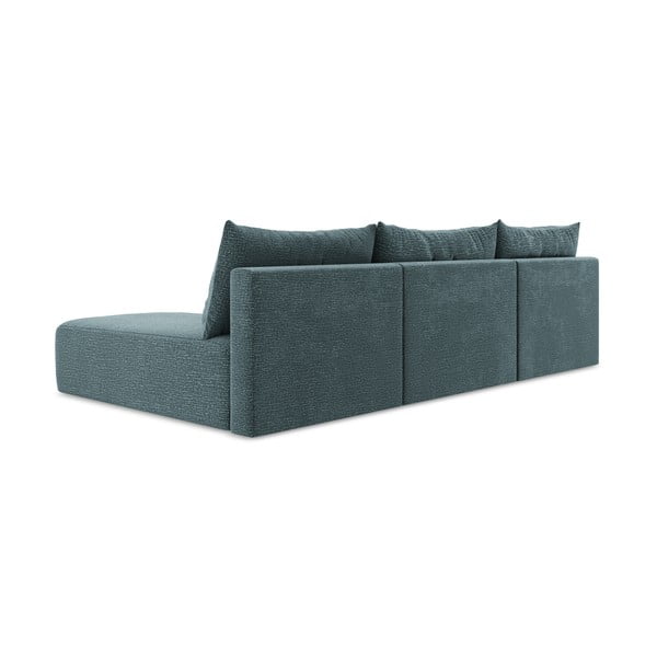 Divano angolare turchese allungabile/con contenitore Kalena – Makamii-image-3