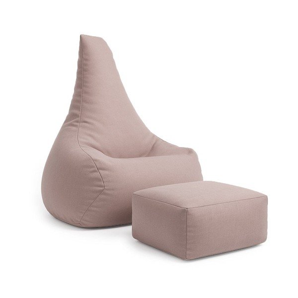 Pouf a sacco per bambini rosa Outzy – Meowbaby