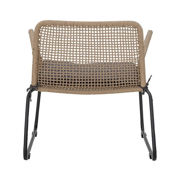 Poltrona da giardino grigia e beige Mundo - Bloomingville-image-3