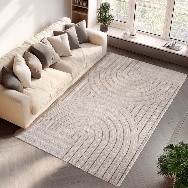 Tappeto color crema 160x230 cm Pompei – Ayyildiz Carpets-image-1