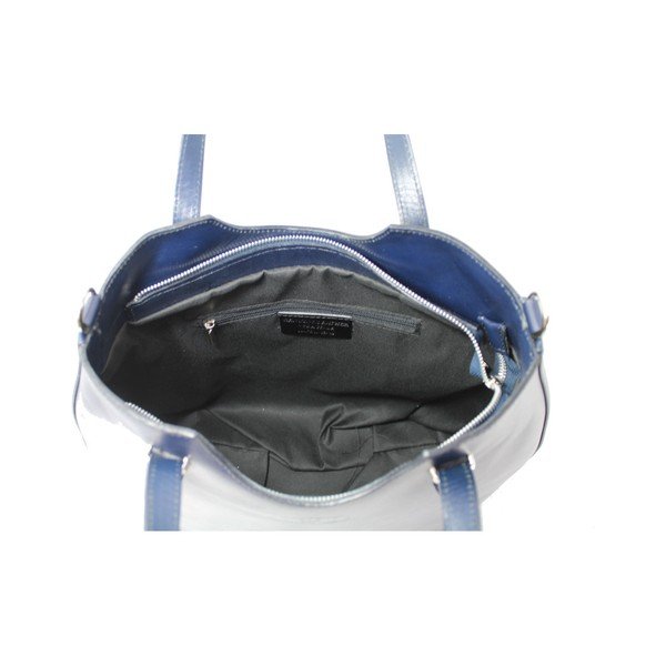 Borsa Denisse in pelle blu - Chicca Borse-image-3